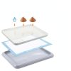 Mifoci Dog Potty Toilet PP Plastic Low Entrance Easy Clean-3