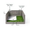 LAZZIPET Indoor Dog Potty Puppy Litter Box Training System-4