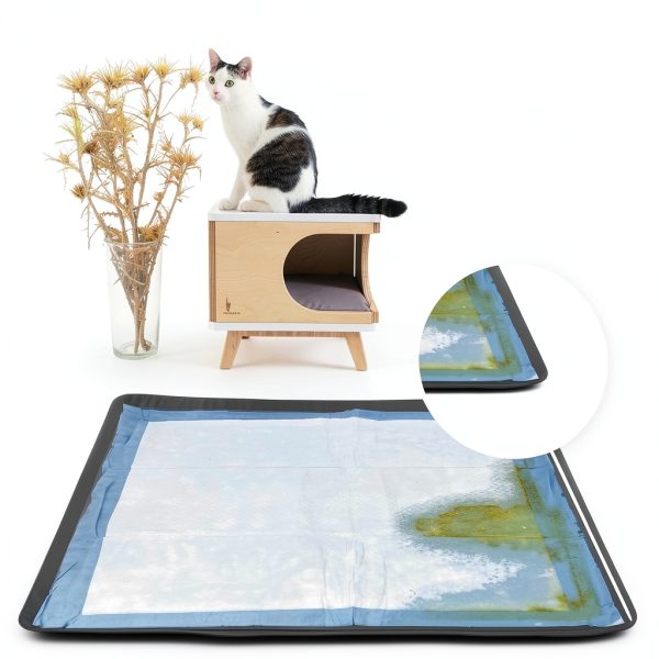 Skywin Pee Pad Holder Gray Anti Slip Floor Protection-5