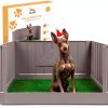 LAZZIPET Indoor Dog Potty Puppy Litter Box Training System-0