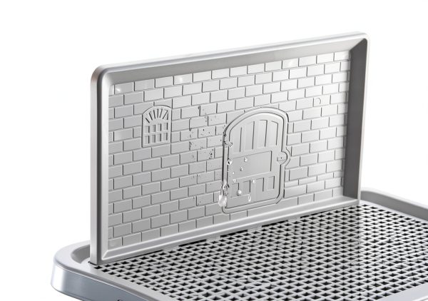 FUGODIWI Dog Litter Box Indoor Training Tray Anti Slip-2