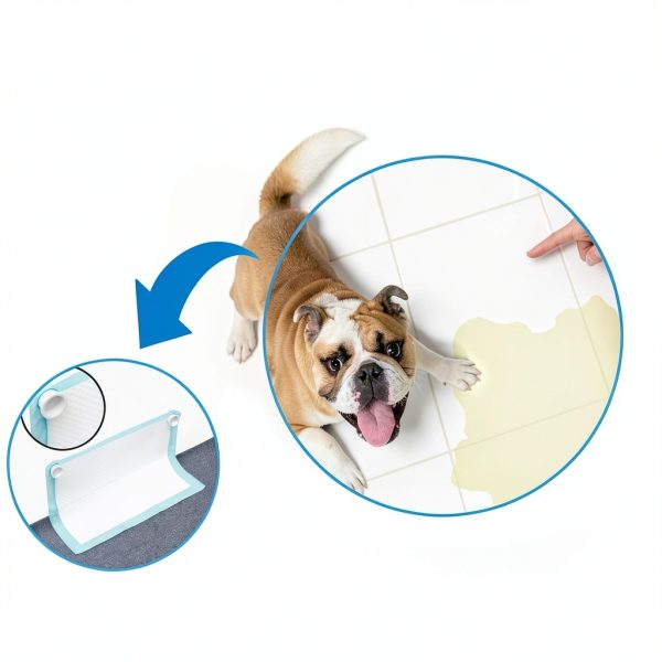 VIKOS Magnetic Potty Pad Holder Dog Training Wall Protector-2