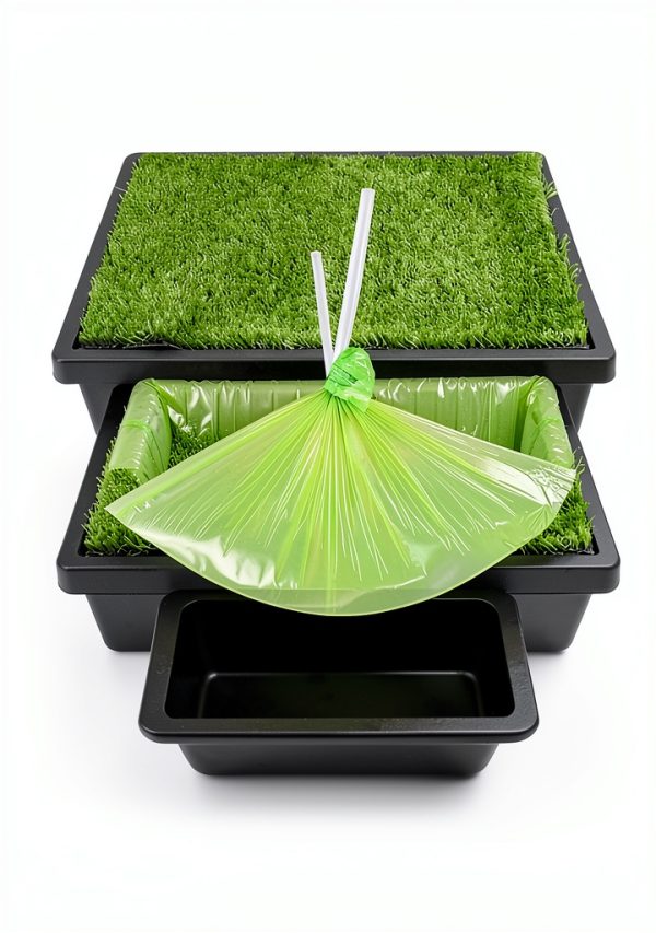 ALWZ-RDY Pet Loo Liners Disposable Super Absorbent Green-3
