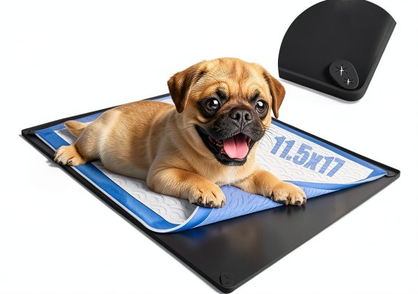 Skywin Silicone Puppy Pad Holder Tray for Dogs-0