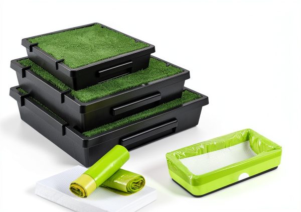 ALWZ-RDY Pet Loo Liners Disposable Super Absorbent Green-2