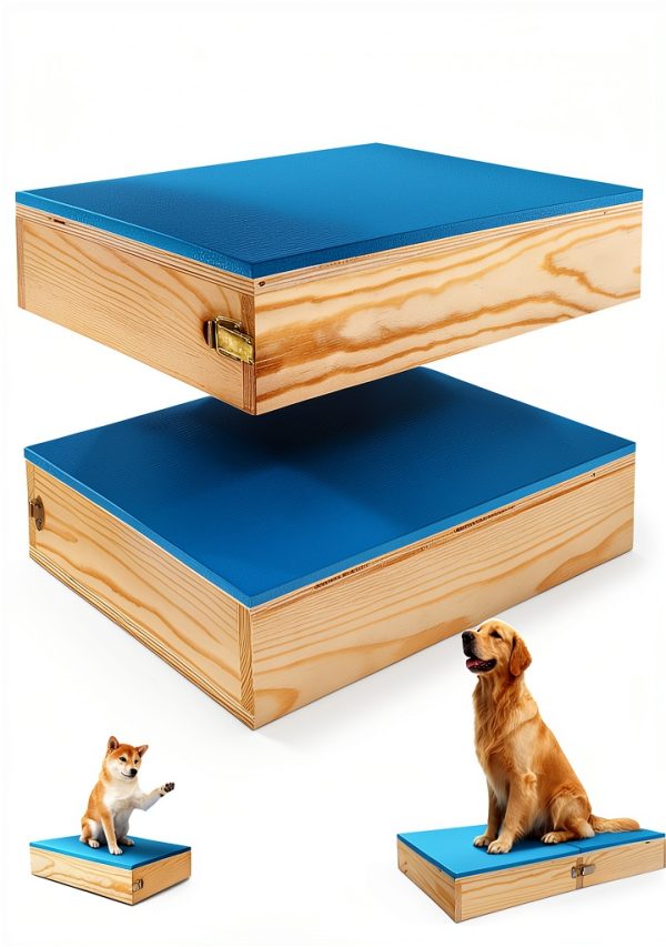 Bhyhok Dog Training Platform Wood EVA Puppy Medium Dogs-0