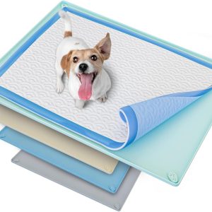 Skywin Silicone Puppy Pad Holder Tray for Dogs-0