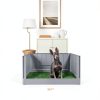 LAZZIPET Indoor Dog Potty Puppy Litter Box Training System-3