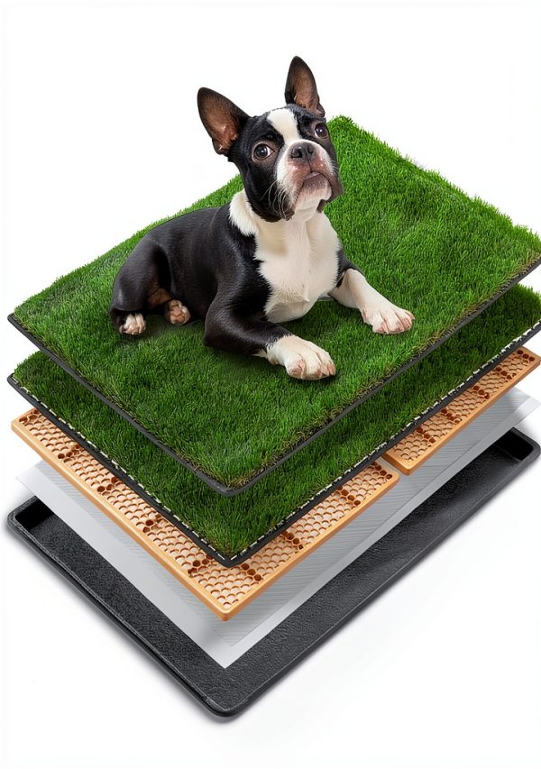 Dog Litter Box by MEEXPAWS Artificial Grass Pads-0