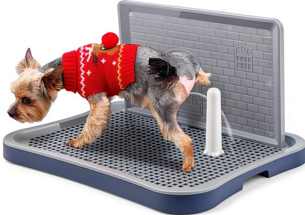 FUGODIWI Dog Litter Box Indoor Training Tray Anti Slip-0