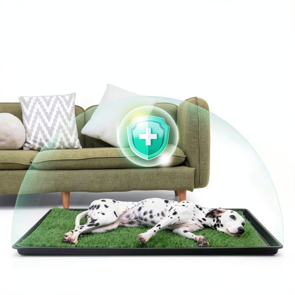 Dog Litter Box by MEEXPAWS Artificial Grass Pads-5