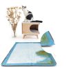 Skywin Dog Pee Pad Holder Tray 2 Pack Black-7