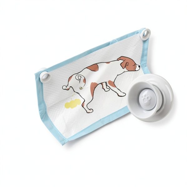 VIKOS Magnetic Potty Pad Holder Dog Training Wall Protector-4
