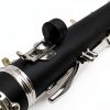 Clarinet Thumb Rest Pavo Silver Steel Design-1