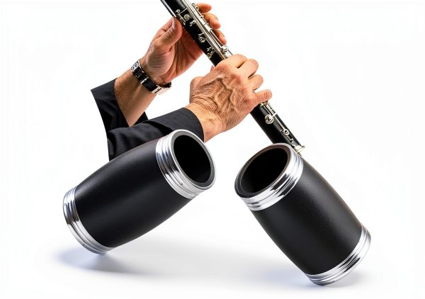Clarinet Tuning Tube Metal Plastic B Flat-7