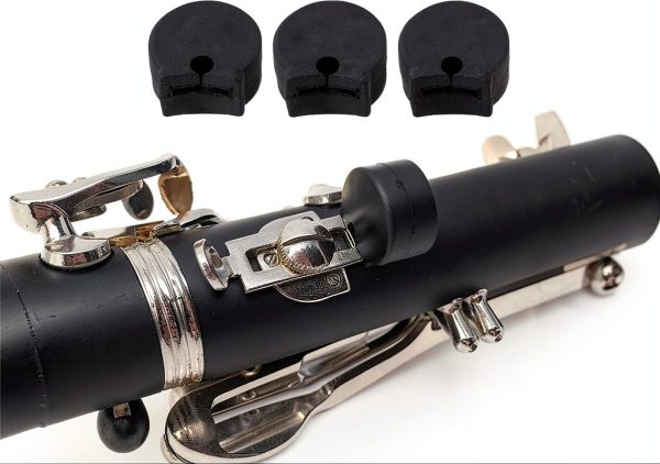 Clarinet Thumb Rest Pavo Silver Steel Design-3