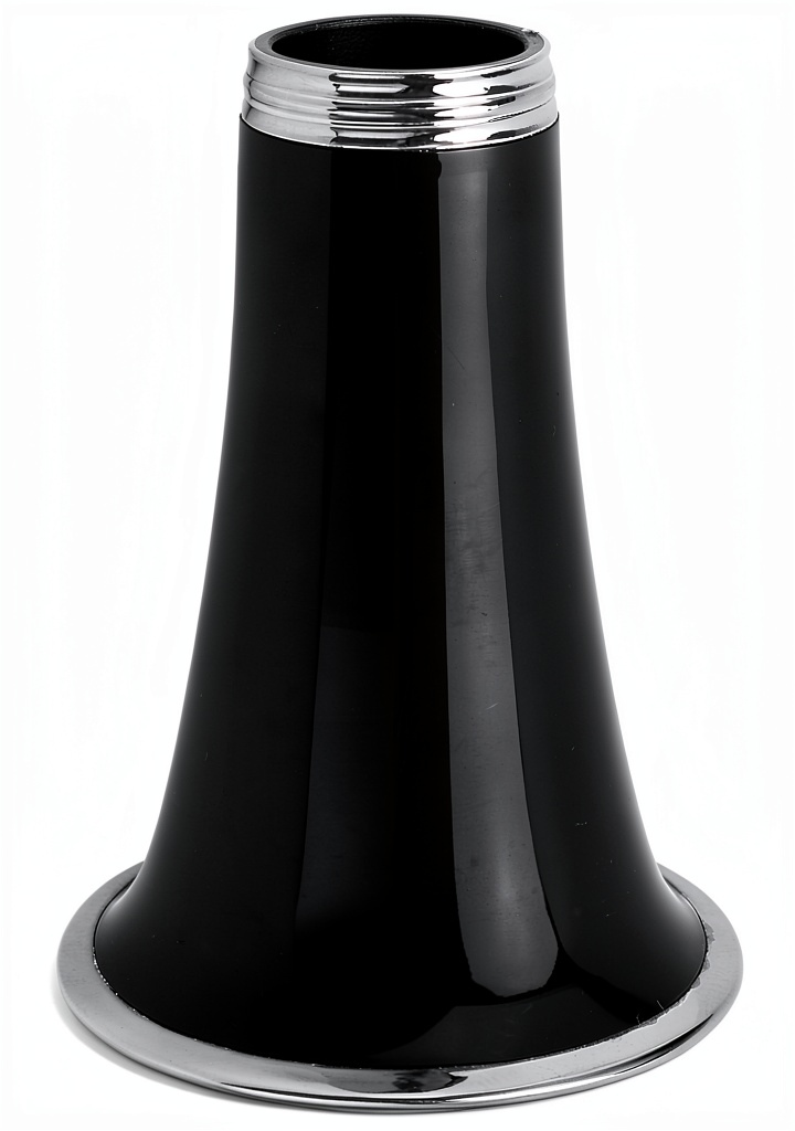 Clarinet bell made of ABS plastic and metal