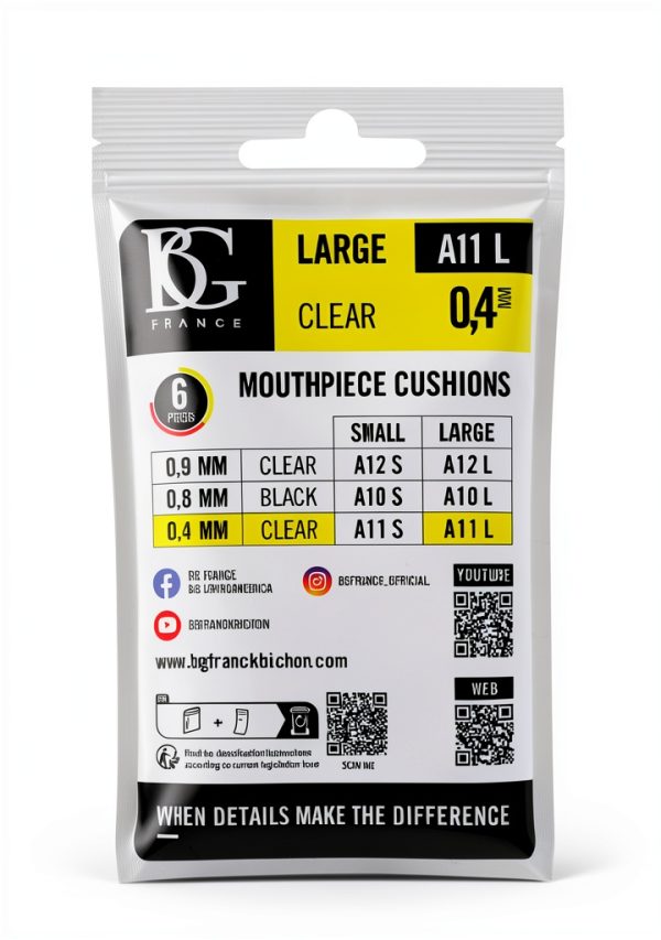 Clarinet Parts A11L Metal Rubber Clear-2