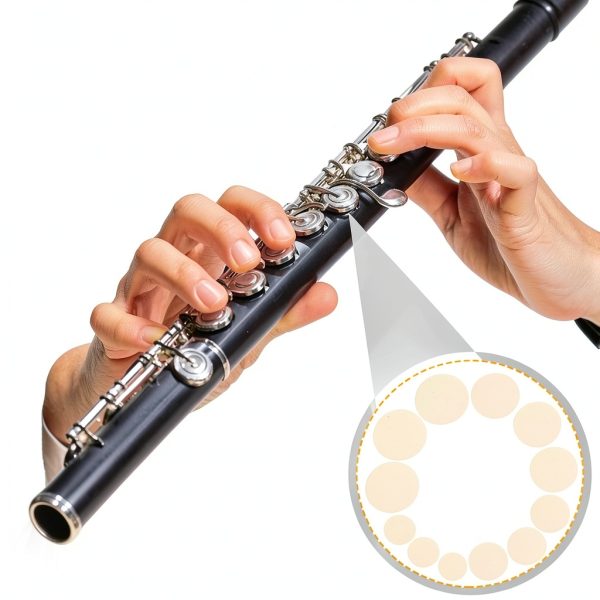Clarinet Clarinet Mat Set 4 Sizes by MusicPro Lambskin Felt Pads-2