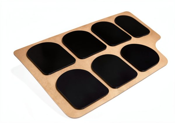 Clarinet Mouthpiece Pads Rockhouse Silicone Black/Clear 0.5mm/0.8mm-4
