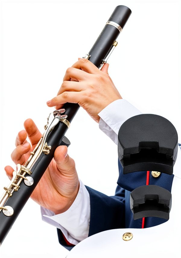 Clarinet Thumb Rest Cushion JIYIN Silicone Black 5-Piece Set-1