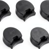 Clarinet Thumb Rest Cushion JIYIN Silicone Black 5-Piece Set-6