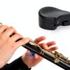 Clarinet Thumb Rest Cushion JIYIN Silicone Black 5-Piece Set-4