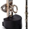 Clarinet Thumb Rest Adjustable Stainless Steel Rubber Cushion Drfeify-4