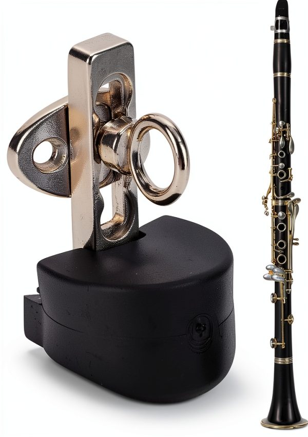 Clarinet Thumb Rest Adjustable Stainless Steel Rubber Cushion Drfeify-4
