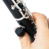 Clarinet Thumb Rest Cushion JIYIN Silicone Black 5-Piece Set-3