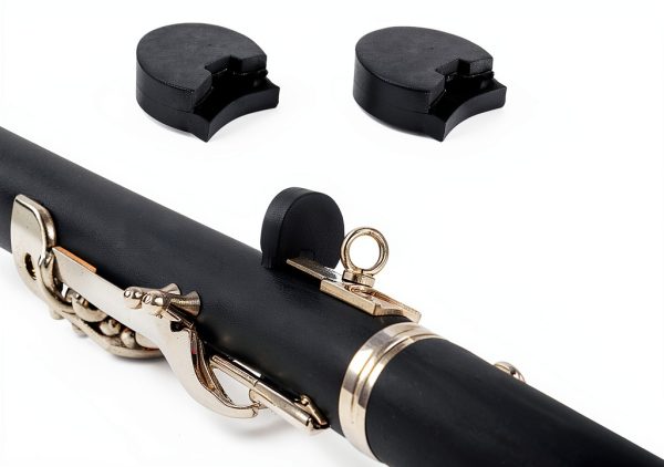 Clarinet Thumb Rest Cushion JIYIN Silicone Black 5-Piece Set-0