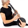 Clarinet Thumb Rest Cushion JIYIN Silicone Black 5-Piece Set-2