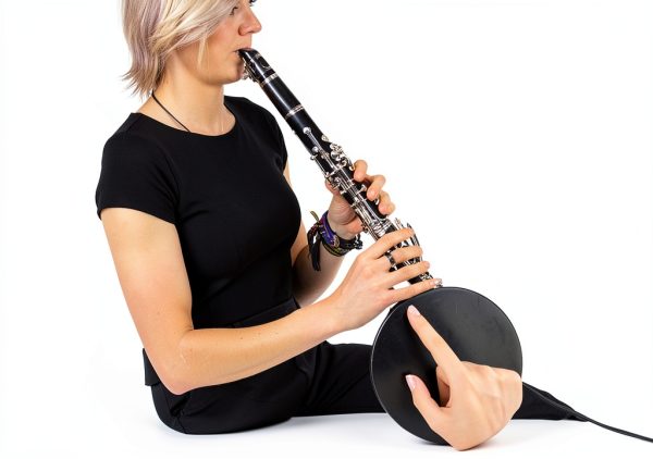 Clarinet Thumb Rest Cushion JIYIN Silicone Black 5-Piece Set-2