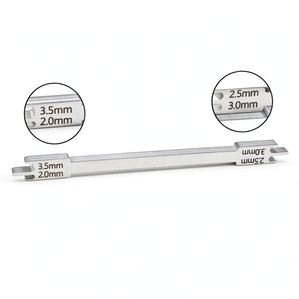 Dental Orthodontic Gauge Vocadok 3‑Size Stainless Steel Measuring Tool-5