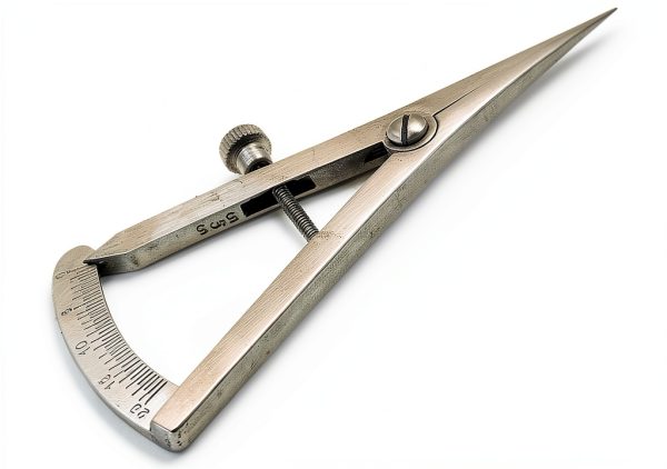 Dental Castroviejo Straight Caliper 0-20mm Surgical Caliper 3.25" Stainless Steel-0