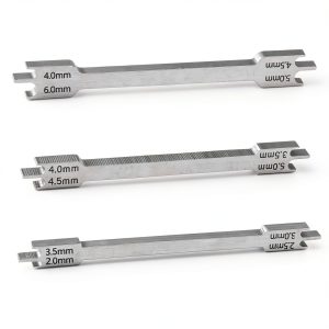 Dental Orthodontic Gauge Vocadok 3‑Size Stainless Steel Measuring Tool-0