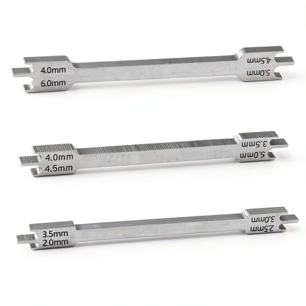 Dental Orthodontic Gauge Vocadok 3‑Size Stainless Steel Measuring Tool-0