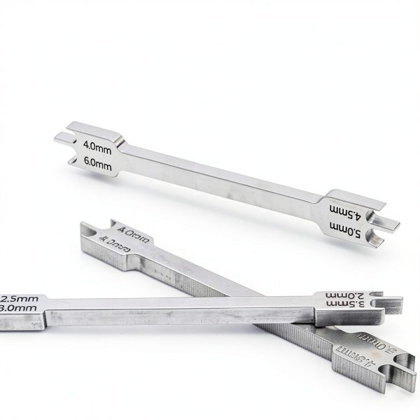 Dental Orthodontic Gauge Vocadok 3‑Size Stainless Steel Measuring Tool-2