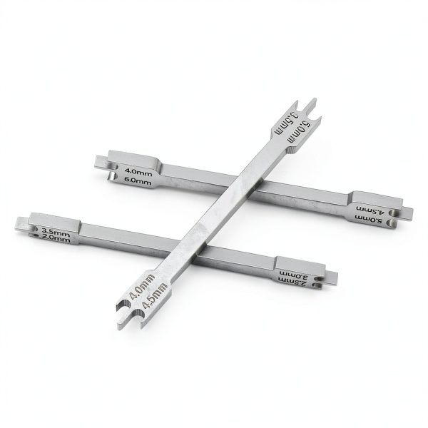 Dental Orthodontic Gauge Vocadok 3‑Size Stainless Steel Measuring Tool-1